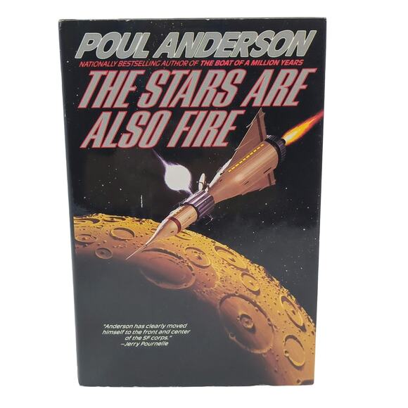 The Stars are Also Fire Poul Anderson Used Hardcover 1994 Tor Books Dust Jacket - Picture 1 of 4